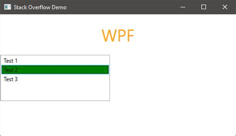 Wpf Custom Listbox With Scrollbar On The Background