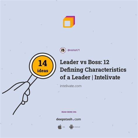 Leader Vs Boss 12 Defining Characteristics Of A Leader Intelivate