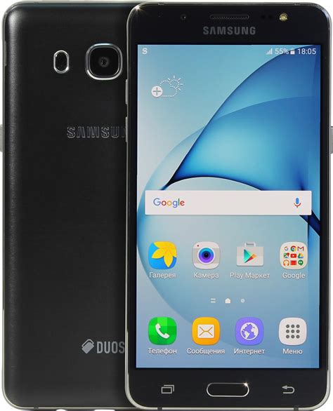 Samsung Sm J510 Galaxy J5 2016 Okostelefon Fekete Tablethu