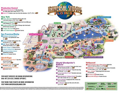 Universal park map | Universal studios florida, Universal ...