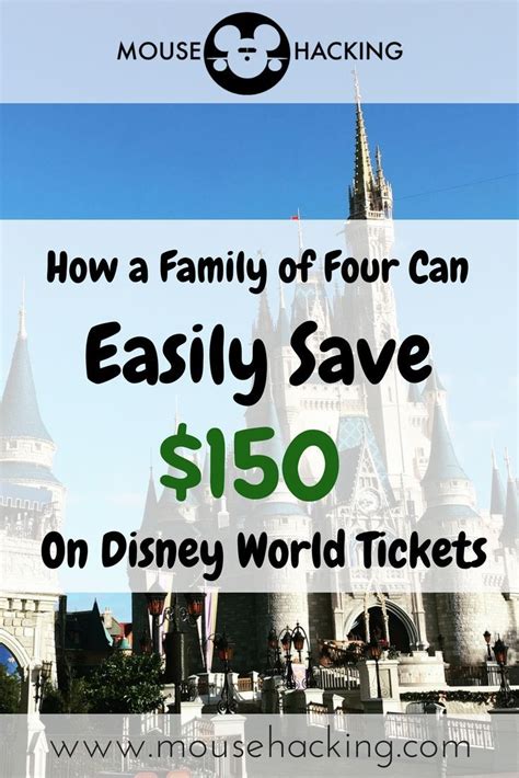 Discount Disney World Tickets Buying Guide 2022 2023 Mouse Hacking