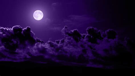 Purple Moon And Stars Wallpapers Top Free Purple Moon And Stars
