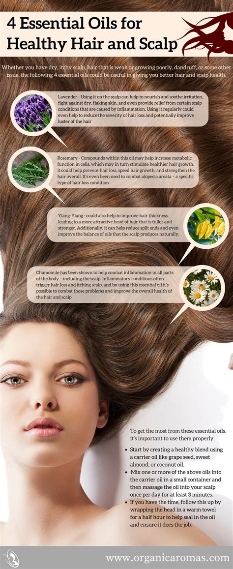 4 Essential Oils For Healthy Hair And Scalp Organic Aromas