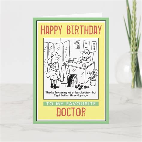 Happy Birthday To A Doctor Card