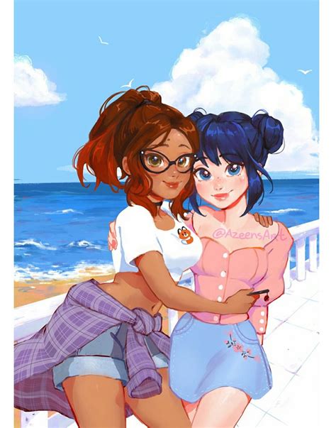 🌴💜alya And Marinette💜🌴 Photo By Nino And Adrien Support Me On My Accounts Twitter