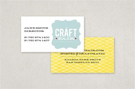 Craft Business Cards Product Based Business Cards In Your Craft