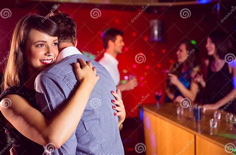 Cute Couple Slow Dancing Together Stock Photo Image Of People