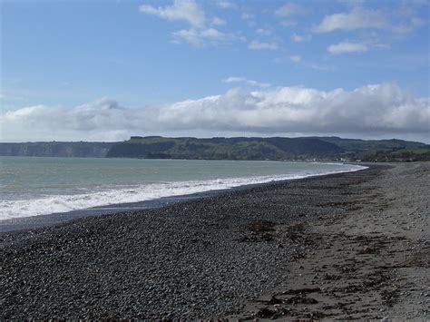 Black Sand Beaches New Zealand Map Bhe