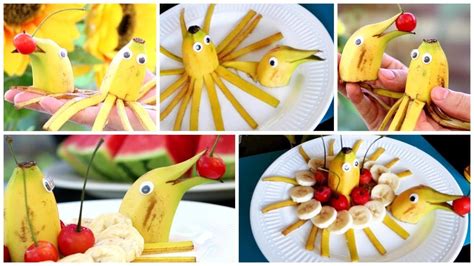How To Make Banana Decoration Banana Art Fruit Carving Banana