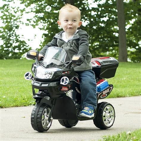 Ride On Toy 3 Wheel Motorcycle Trike For Kids By Rockin Rollers