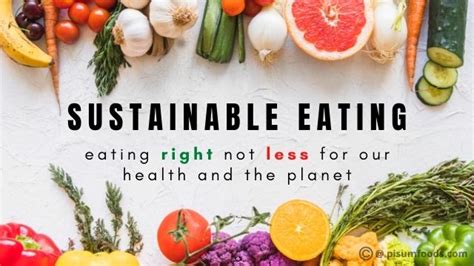 Sustainable Eating Habits Factors And Importance Pisum Foods