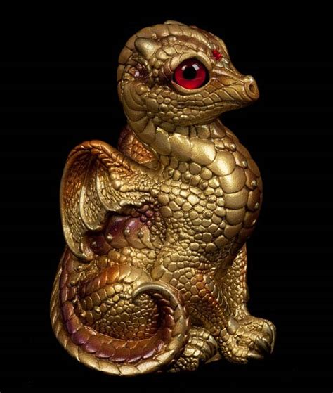 Baby Dragon Gold Windstone Editions