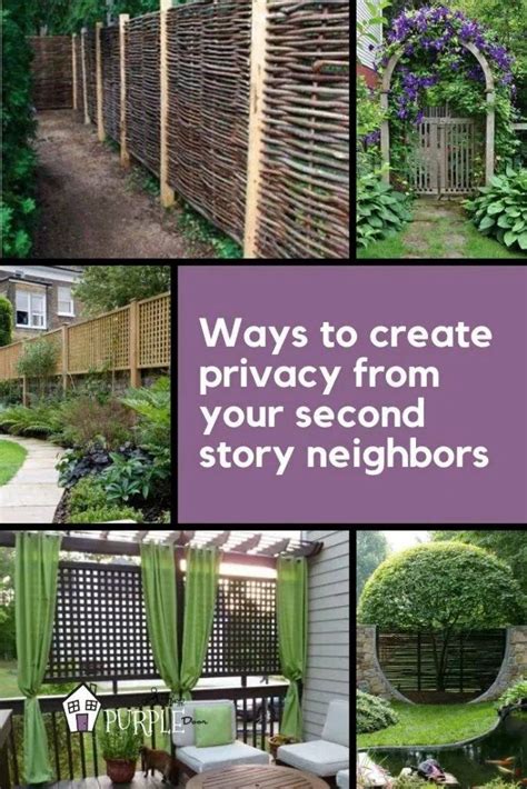 Ingenious Ways To Regain Privacy From Second Story Neighbors Privacy