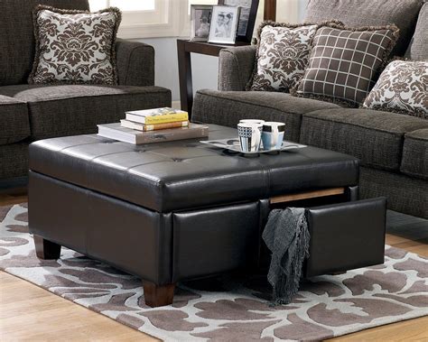 4.8 out of 5 stars. Unique and Creative! Tufted Leather Ottoman Coffee Table ...