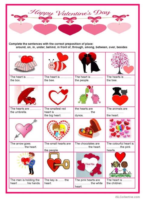 9 Valentines Day General Grammar Practice Grammar Practic