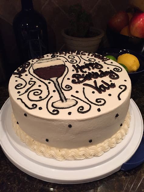 Cat S Cake Creations Wine Glass Birthday Cake