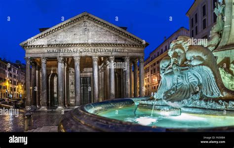 Pantheon Rome Italy Stock Photo Alamy