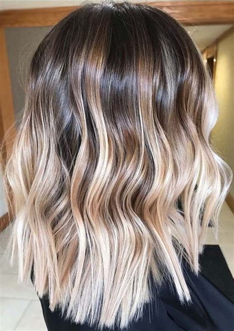 Awesome Balayage Hair Color Ideas For Dark Roots Blonde Hair Blonde Hair With Roots