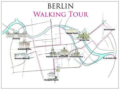 Berlin Attractions Map Pdf Free Printable Tourist Map Berlin Waking Tours Maps