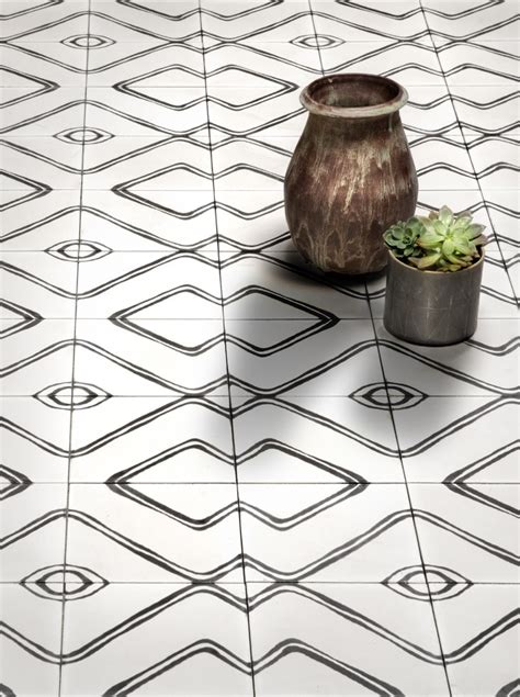 Living In Black And White Communes New Concrete Tiles Remodelista