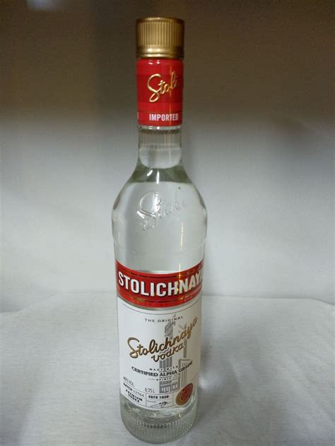 Vodka Stolichnaya Stolichnaya 750cc A Domicilio Cornershop By Uber