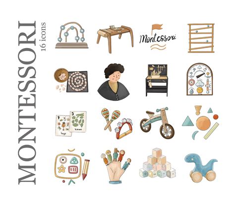 16 Montessori Instagram Icons Highlight Story Covers Boho Etsy