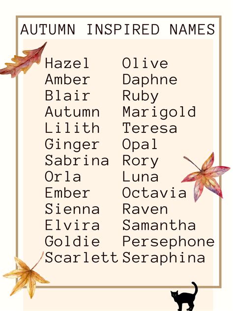 Autumn Inspired Baby Names For Your Fall Born Baby Artofit
