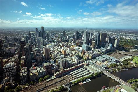 Locally called the central business district, the cbd, or simply the city, it is where most international and interstate visitors spend the bulk of their time. Panorama of Melbourne city center from a high point ...