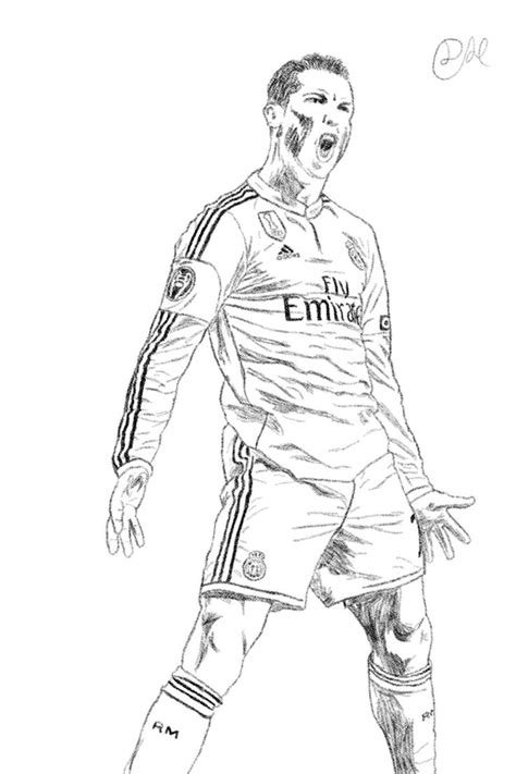 Soccer Coloring Pages Ronaldo Warehouse Of Ideas