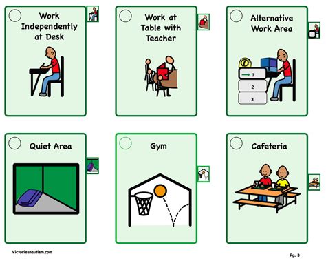 Visual Cue Cards Printable - Printable Word Searches