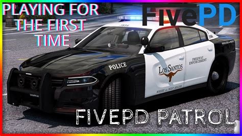 Playing Fivepd For The First Time Gta Rp Youtube