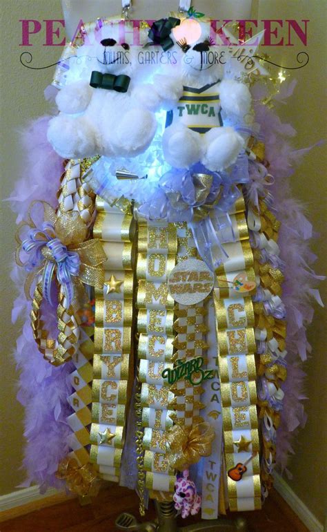 Triple Deluxe Homecoming Mum For The Woodlands Christian Academy