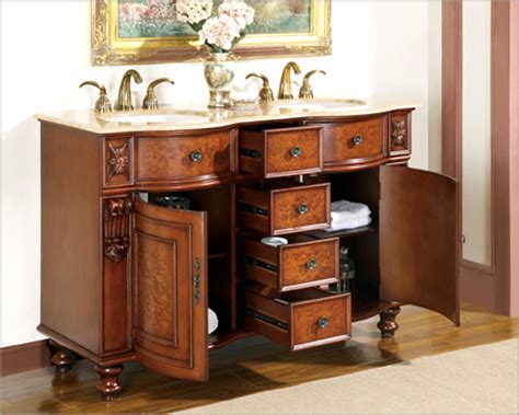 Ivory travertine's classic look adapts to any interior design project, from kitchens to bathrooms, accent walls to architectural elements such as stairs. Silkroad 55" Double Bathroom Vanity Travertine Top, Ivory ...