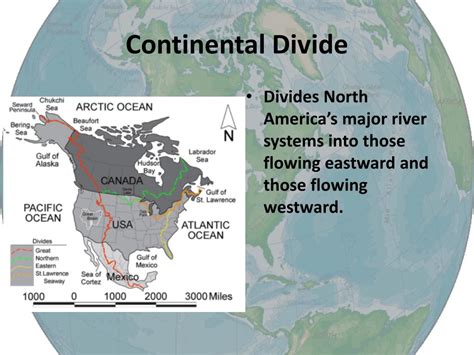 Ppt Physical Features Of The United States And Canada Powerpoint