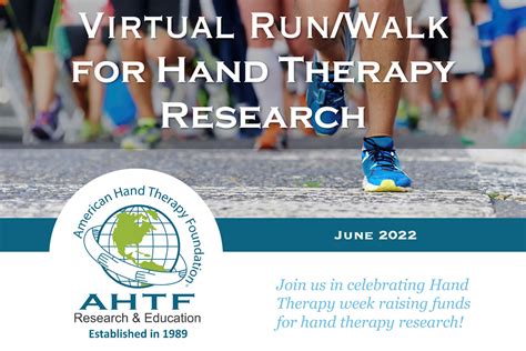 AHTF Virtual Run Walk Post Image American Hand Therapy Foundation