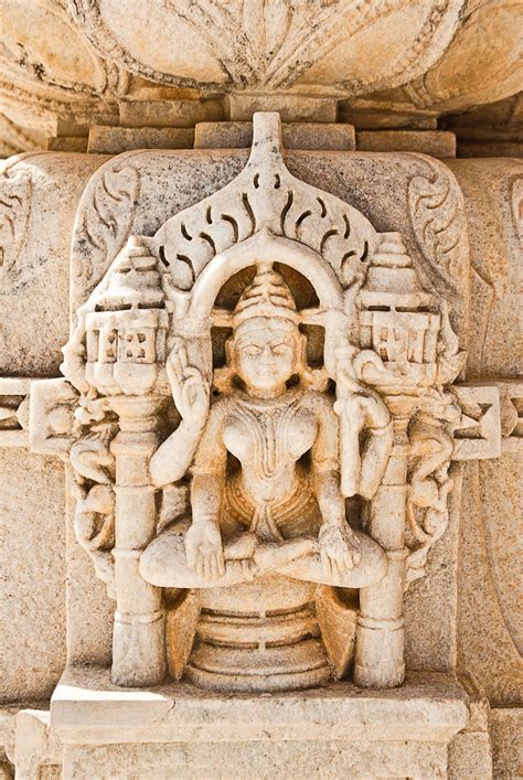 Ranakpur Jain Temple Carvings India Jainismo Templo Peregrino
