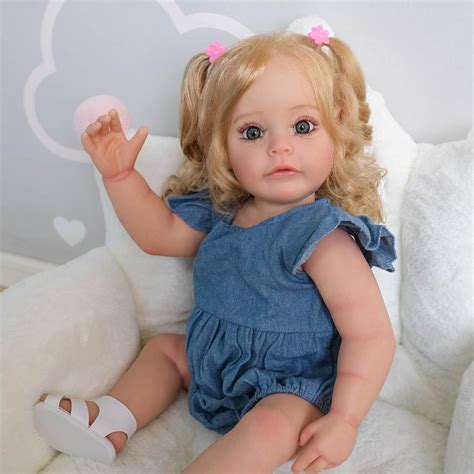 Buy 55cm Reborn Toddler Girl Doll Sue Sue Full Body Silicone Waterproof