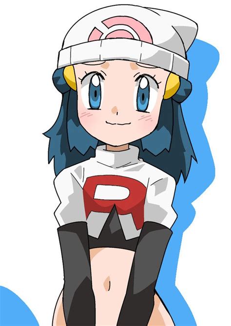 Pokemon Characters Fictional Characters Team Rocket Pokemon Trainer Kawaii Girl Dawn