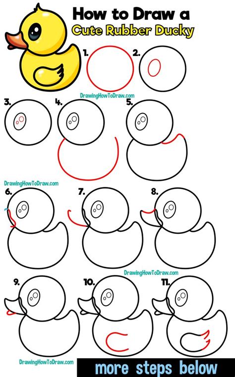 We are going to learn how to draw lips in easy steps today. How to Draw a Cute Cartoon Rubber Ducky Easy Step by Step ...