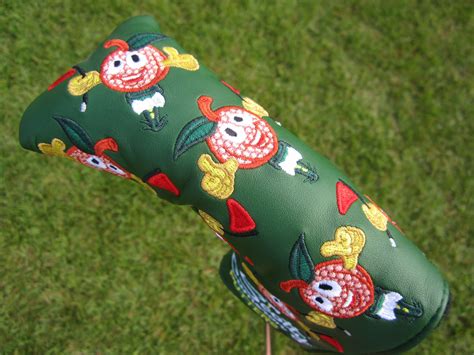 Scotty Cameron 2015 Masters Green Peaches And Pins Headcover Tour