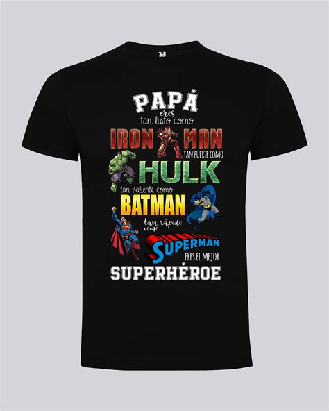 Camiseta Superhéroe Papá Papimko