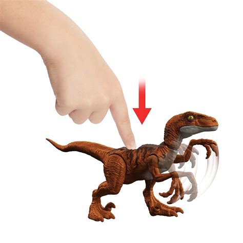 Jurassic World Legacy Collection Velociraptor Laranja Mattel