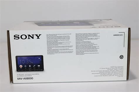 Sony 895 Digital Media Receiver W Weblink Cast Xav Ax8000