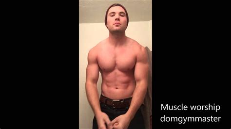 Muscle Worship Flexing Alpha Jock Youtube