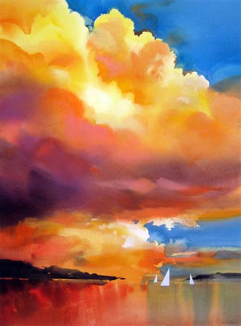 Watercolor Sunset Sky At Getdrawings Free Download