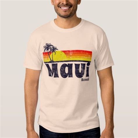 Vintage Maui Hawaii T Shirt Zazzle In Tee Shirt Fashion