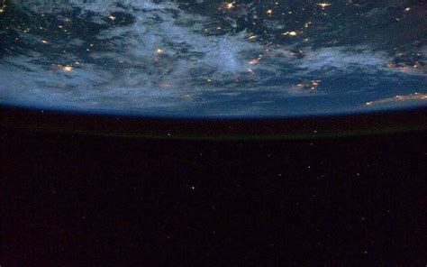 The Earth At Night From The International Space Station
