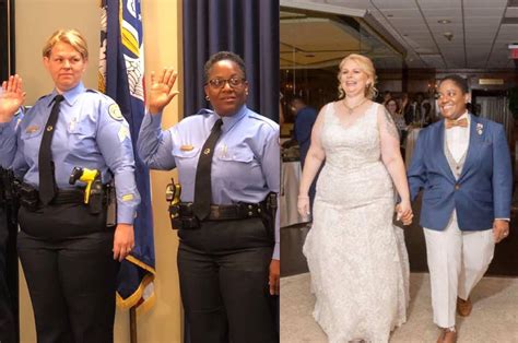 nopd officers become first same sex couple to ever get promoted together today s promotion was
