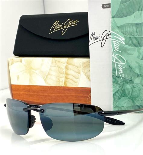 maui jim ho okipa mj polarized sunglasses 407 02 black frame w neutral grey lens 603429007584 ebay