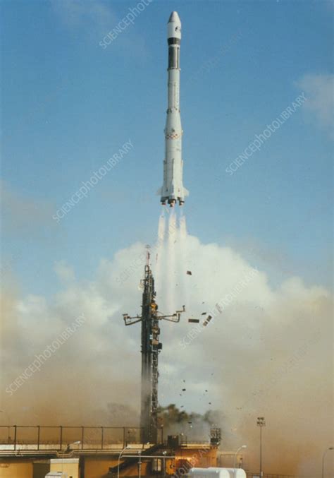 Launch Of The European Space Agency Rocket Stock Image S2200031